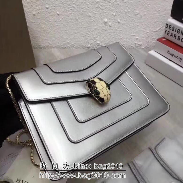 BVLGARI寶格麗 漆皮系列 小號 時尚 鏈條單肩斜挎包 34559 FYD1368